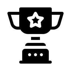 Trophy glyph icon