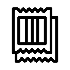 Fabric Swatches line icon