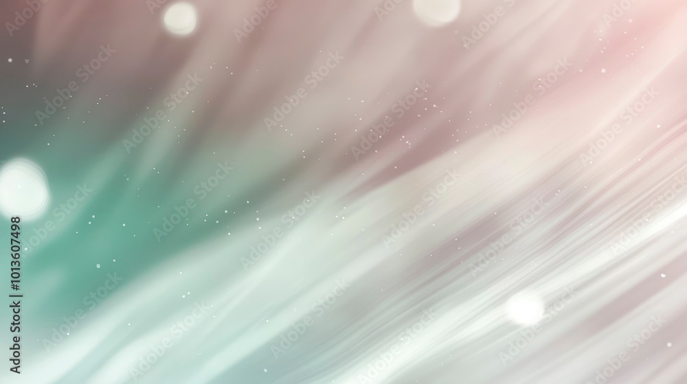 Poster abstract background with diagonal lines, white specks, and bokeh lights