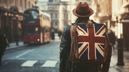 Obraz premium Tourist in the city