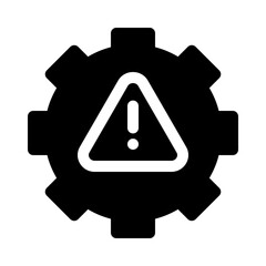 Risk Management glyph icon