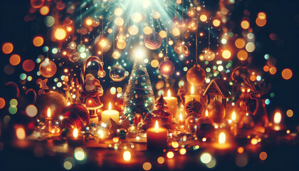 Obraz premium christmas background