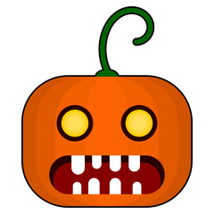 pumpkin. Halloween pumpkin. jack o lanterns. horror. October. scary looking pumpkin. scary monsters, ghosts, mystery, terror. Halloween celebration.