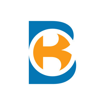 recommend clip art: the logo consists of the letter BK. Abstract, outline and elegant.