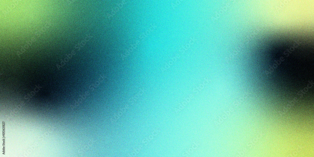 Aufkleber ombre gradient with royal green and atoll color. rough, grungy noise grain texture. gradient banner 