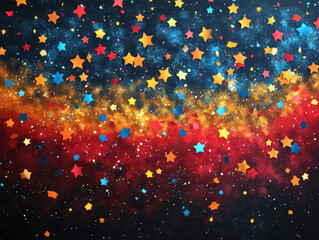 Festive New Year's Day 2025 virtual event backgrounds illustrations with bright and celebratory designs for online meetings and parties