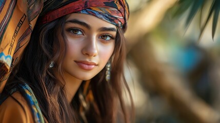 Naklejka premium portrait of a woman