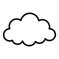 cloud line icon.