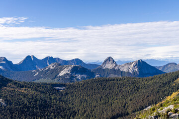 Breathtaking Mountain View in Hope, BC Captures Majestic Peaks and Scenic Forest Landscape