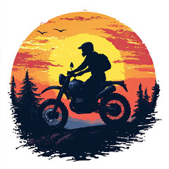 Beautiful Motorcycle Logo, Motorbike Design for Your Corporate and Business Graphic Resource or Creative Project, Ai Generative