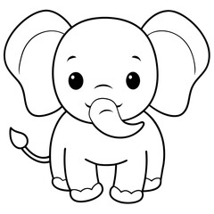 Obraz premium baby elephant