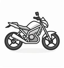 Beautiful Motorcycle Logo, Motorbike Design for Your Corporate and Business Graphic Resource or Creative Project, Ai Generative