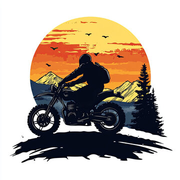 recommend clip art: Beautiful Motorcycle Logo, Motorbike Design for Your Corporate and Business Graphic Resource or Creative Project, Ai Generative