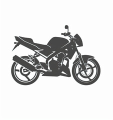 Fototapeta premium Beautiful Motorcycle Logo, Motorbike Design for Your Corporate and Business Graphic Resource or Creative Project, Ai Generative