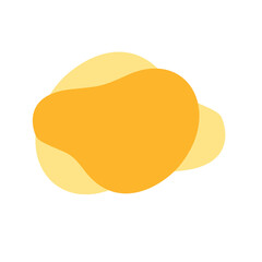 abstract shape yellow color vector