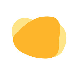 abstract shape yellow color vector