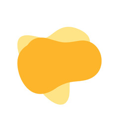 abstract shape yellow color vector