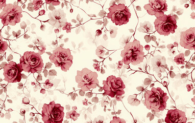 Vintage floral texture art background