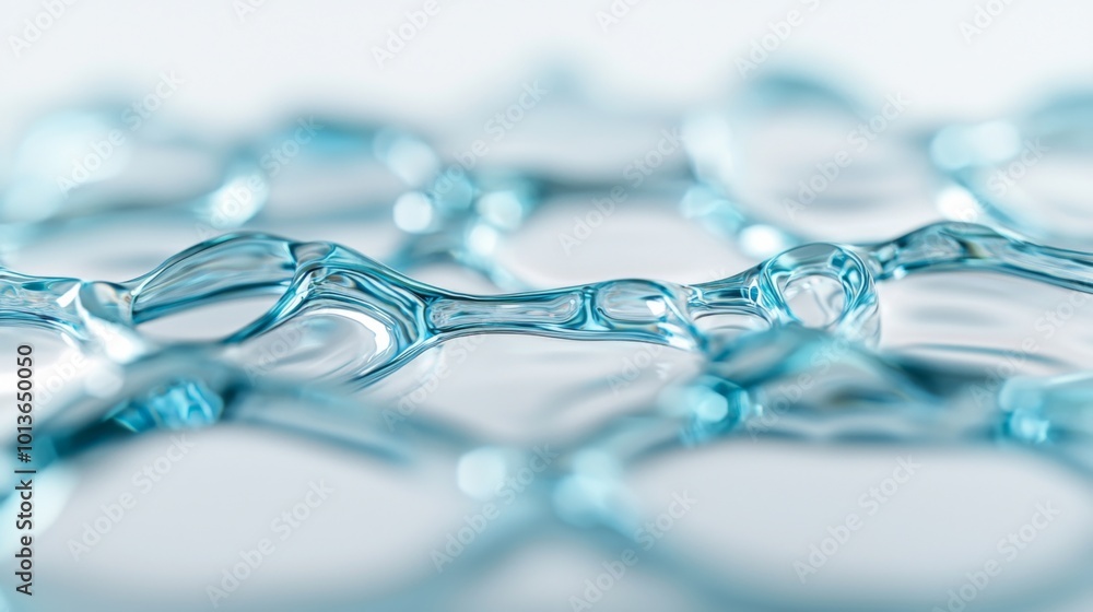 Wall mural glassmorphism pane design, a closeup view of a translucent glass panel with soft frosted edges on a 