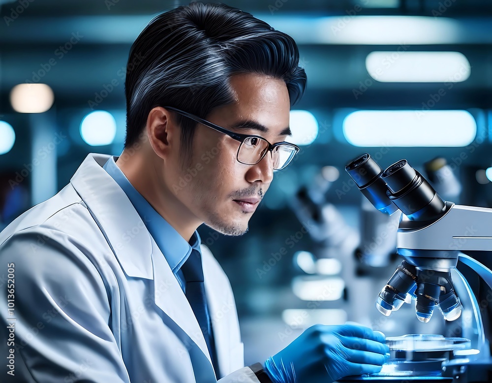 Poster a close-up of a laboratory setting showcases the cutting-edge research in science and technology tha