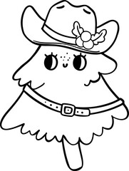 Cowboy Christmas tree