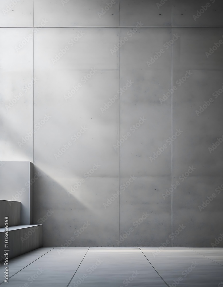 Aufkleber this image features a minimalistic concrete backdrop with a clean and airy feel, perfect for highlig