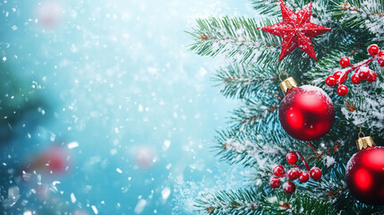Christmas background with Copy Space