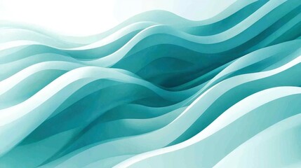 Fototapeta premium Abstract blue and white wave pattern design