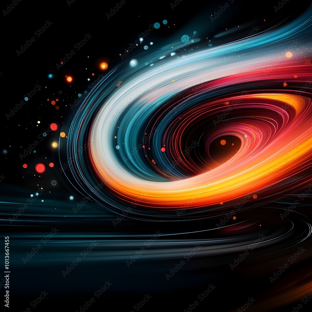 Poster vibrant interconnected data flows visualizing real time intelligent transportation network
