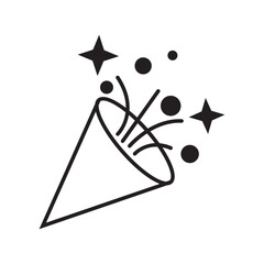 rumpet party and celebration icon vecto © Fidan