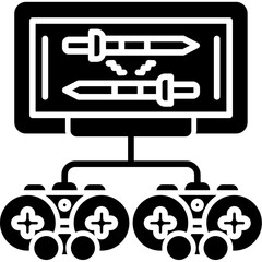 Obraz premium Fighting Game icon