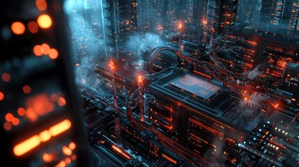 Glowing Servers in a Large Data Center Environment