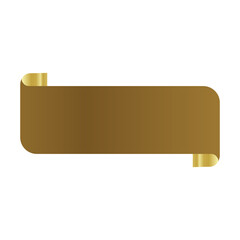 luxury gold ribbon