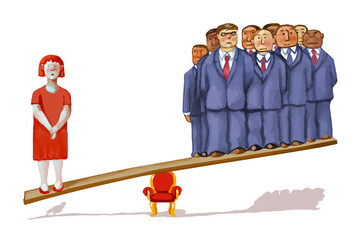woman political weight