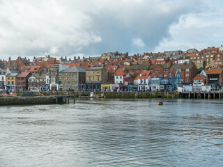 Obraz premium The seaside town of Whitby, North Yorkshire coast