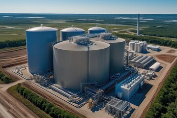 Innovative Hydrogen Production Facility with Vast Steel Reservoirs and Broad-Angle Capture for Clean Energy
