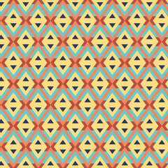 ethnic geometric seamless pattern textile background