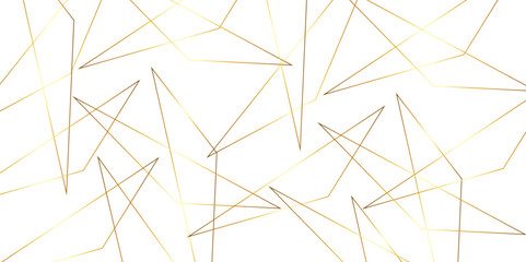 Abstract background with liens and triangles shape on white background. White and golden geometric overlapping rectangle pattern Geometric background soft shadows as patten ..White polygon textured .