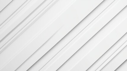 Fototapeta premium White abstract background with diagonal stripes.