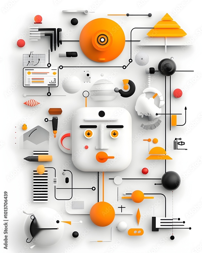 Poster minimalist digital design featuring clean lines subtle textures and sophisticated data visualization