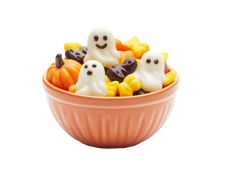 halloween gummy on transparent background