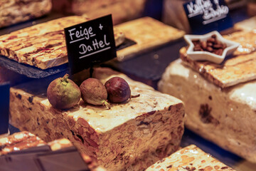 cake and nuts