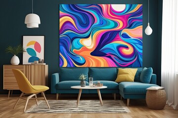 Vibrant Modern Abstract Art for Home Decor and Aesthetics