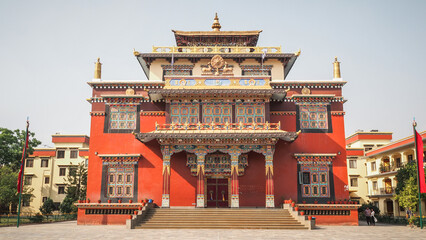 The architecture of Kathmandu in Nepal