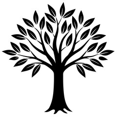 tree silhouette vector