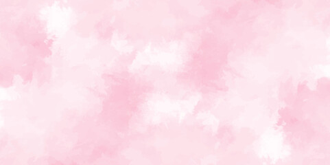 Abstract rose pink Watercolor background. bright and shinny lovely soft texture for design. Decorative soft pink paper texture. brush painted fantasy pastel pink watercolor background.