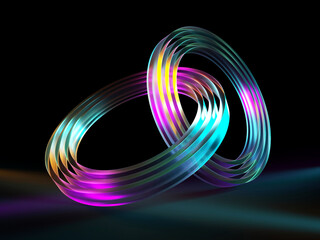 Abstract glass geometric glassmorphism background