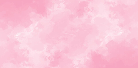 Fototapeta premium Abstract rose pink Watercolor background. bright and shinny lovely soft texture for design. Decorative soft pink paper texture. brush painted fantasy pastel pink watercolor background.