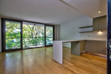 Empty Room Interior in A Luxury House 