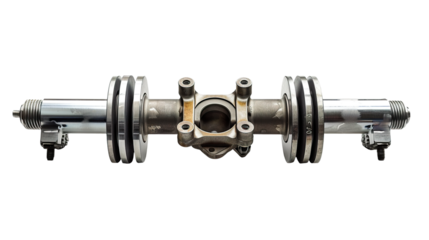 Car Drive Shaft isolated on transparent background, PNG